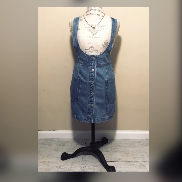 Forever 21 Dresses & Skirts - Forever21 La Denim Jumper Dress